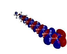 Molecular orbital diagram of pentadecanoic acid.